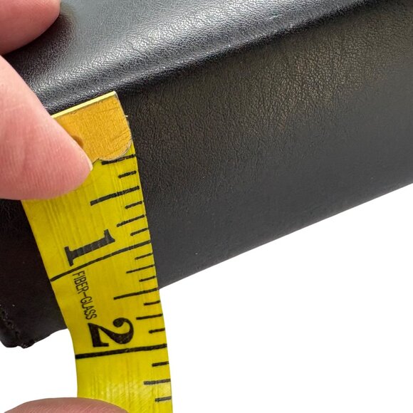 Franklin Covey Black Leather Zip Binder Planner Organizer 7-Ring With Card Slots - Picture 11 of 12